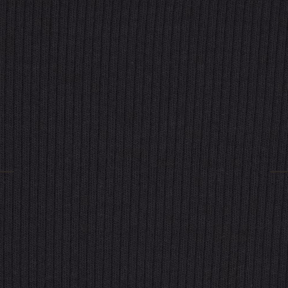 Skims Cotton Rib Long Sleeve Cropped Henley Soot Black size Small - Picture 4 of 9